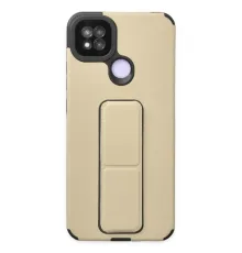 Redmi 9C Kılıf Mega Standlı Silikon - Gold