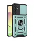 Samsung Galaxy M15 Kılıf Pars Lens Yüzüklü Silikon - Yeşil