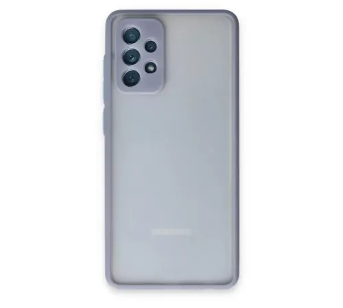 Samsung Galaxy A72 Kılıf Montreal Silikon Kapak - Gri