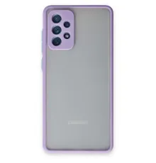 Samsung Galaxy A72 Kılıf Montreal Silikon Kapak - Mor