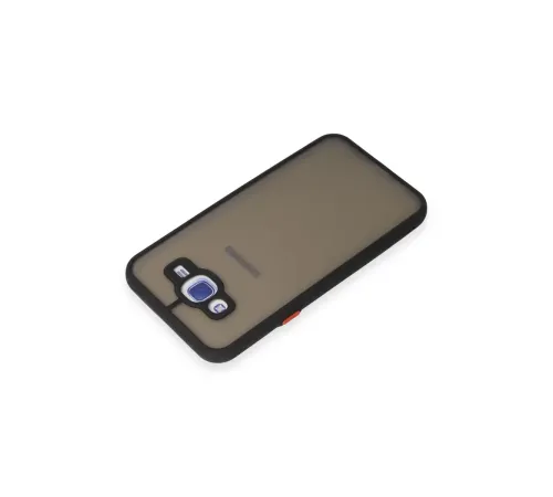 Samsung Galaxy J7 Kılıf Montreal Silikon Kapak - Siyah