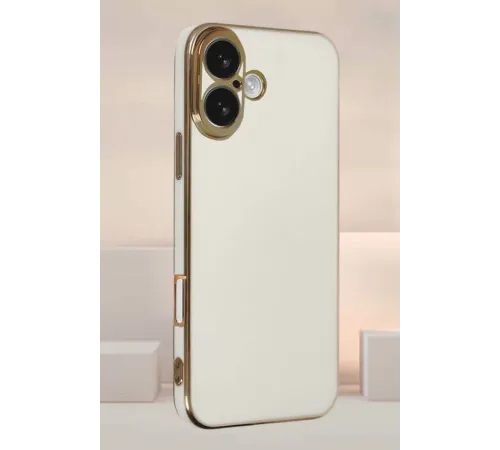 Apple iPhone 16 Kılıf Volet Silikon - Beyaz