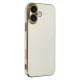Apple iPhone 16 Kılıf Volet Silikon - Beyaz