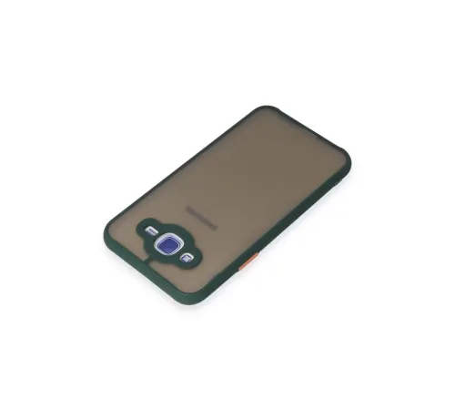 Samsung Galaxy J7 Kılıf Montreal Silikon Kapak - Yeşil