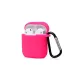 Apple Airpods 2 (2.nesil) Sert Silikon Kılıf - Pembe