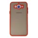 Samsung Galaxy J7 Kılıf Montreal Silikon Kapak - Kırmızı