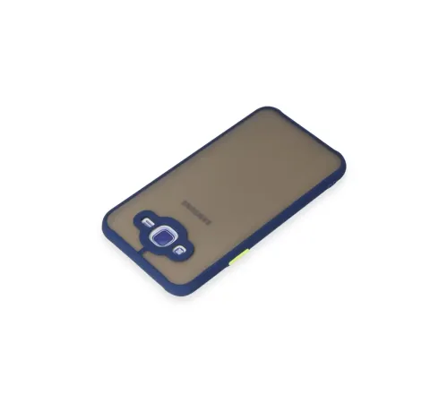 Samsung Galaxy J7 Kılıf Montreal Silikon Kapak - Lacivert