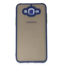 Samsung Galaxy J7 Kılıf Montreal Silikon Kapak - Lacivert