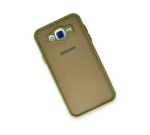 Samsung Galaxy J7 Kılıf Montreal Silikon Kapak - Açık Yeşil
