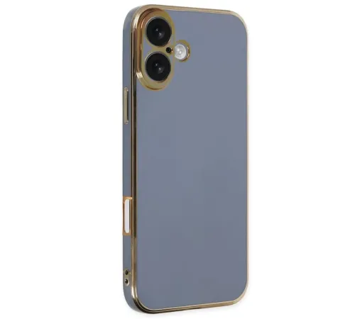 Apple iPhone 16 Kılıf Volet Silikon - Mavi