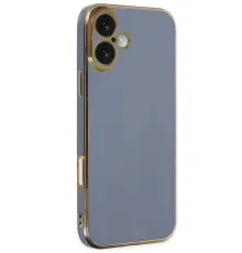 Apple iPhone 16 Kılıf Volet Silikon - Mavi