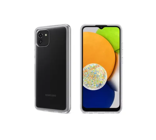 Samsung Galaxy A03 Kılıf Lüx Şeffaf Silikon