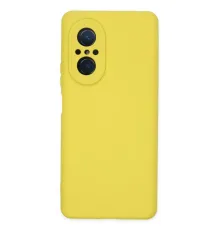 Huawei Nova 9 SE Kılıf Nano içi Kadife Silikon - Sarı