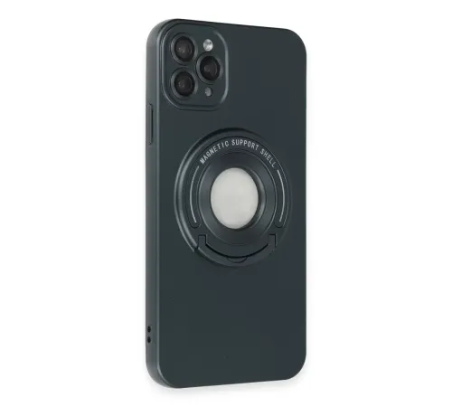 Apple iPhone 12 Pro Kılıf Lukka Magneticsafe Kapak - Koyu Yeşil
