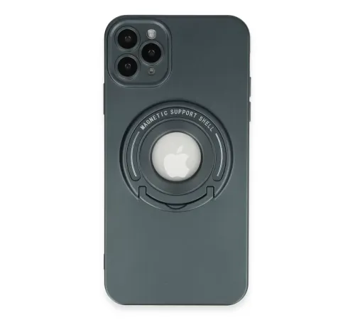Apple iPhone 12 Pro Kılıf Lukka Magneticsafe Kapak - Koyu Yeşil