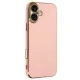Apple iPhone 16 Kılıf Volet Silikon - Pembe