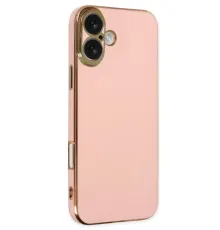 Apple iPhone 16 Kılıf Volet Silikon - Pembe