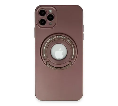 Apple iPhone 12 Pro Kılıf Lukka Magneticsafe Kapak - Kahverengi