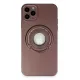 Apple iPhone 12 Pro Kılıf Lukka Magneticsafe Kapak - Kahverengi