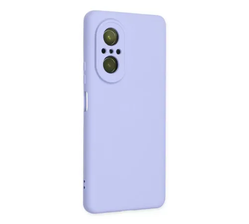 Huawei Nova 9 SE Kılıf Nano içi Kadife Silikon - Lila
