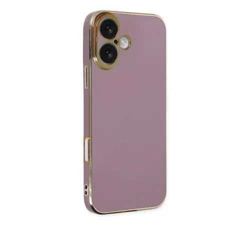 Apple iPhone 16 Kılıf Volet Silikon - Mor