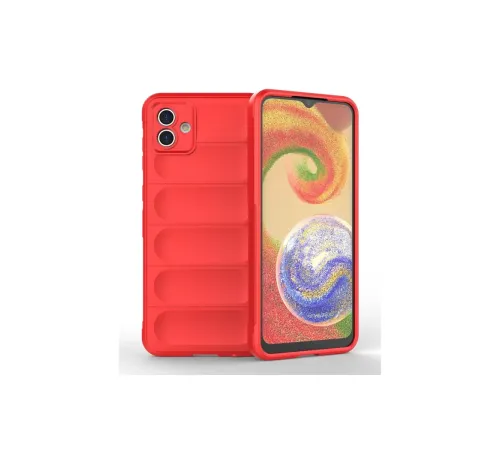 Samsung Galaxy A04E Kılıf Optimum Silikon - Kırmızı