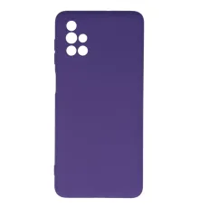 Samsung Galaxy M51 Kılıf Nano içi Kadife Silikon - Mor