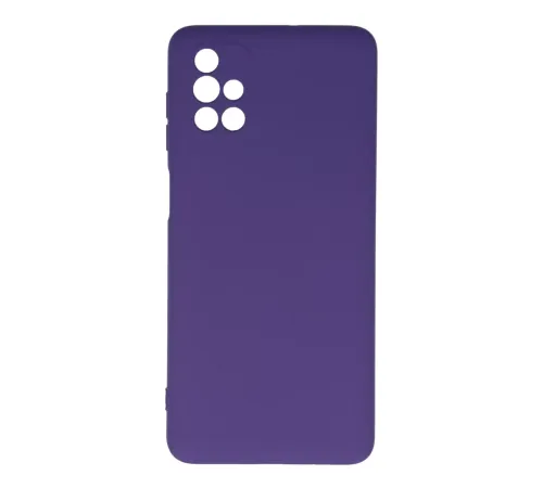 Samsung Galaxy M51 Kılıf Nano içi Kadife Silikon - Mor