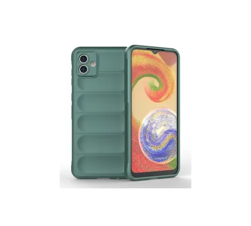 Samsung Galaxy A04E Kılıf Optimum Silikon - Koyu Yeşil