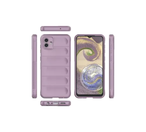 Samsung Galaxy A04E Kılıf Optimum Silikon - Mor