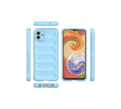 Samsung Galaxy A04E Kılıf Optimum Silikon - Sky Blue