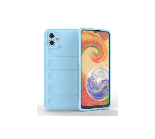 Samsung Galaxy A04E Kılıf Optimum Silikon - Sky Blue
