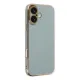 Apple iPhone 16 Kılıf Volet Silikon - Açık Yeşil