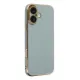 Apple iPhone 16 Kılıf Volet Silikon - Açık Yeşil