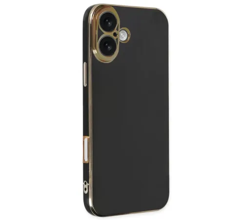 Apple iPhone 16 Kılıf Volet Silikon - Siyah
