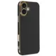 Apple iPhone 16 Kılıf Volet Silikon - Siyah