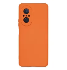 Huawei Nova 9 SE Kılıf Nano içi Kadife Silikon - Turuncu