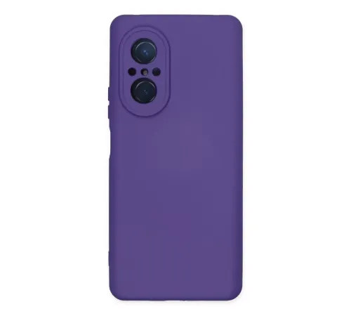Huawei Nova 9 SE Kılıf Nano içi Kadife Silikon - Mor