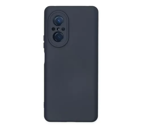 Huawei Nova 9 SE Kılıf Nano içi Kadife Silikon - Lacivert