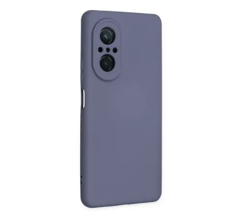 Huawei Nova 9 SE Kılıf Nano içi Kadife Silikon - Gri