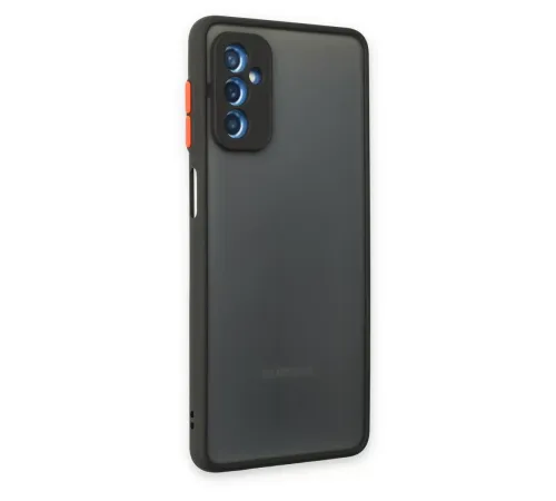 Samsung Galaxy M52 5G Kılıf Montreal Silikon Kapak - Siyah