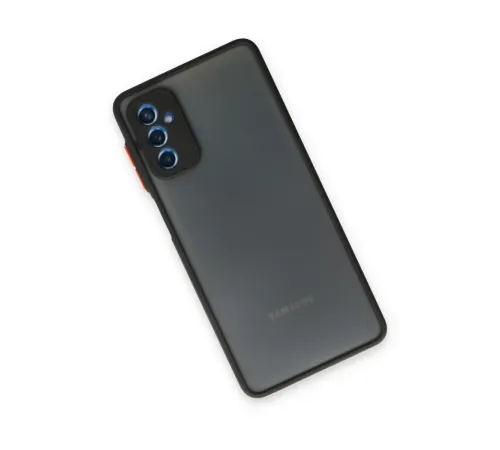Samsung Galaxy M52 5G Kılıf Montreal Silikon Kapak - Siyah