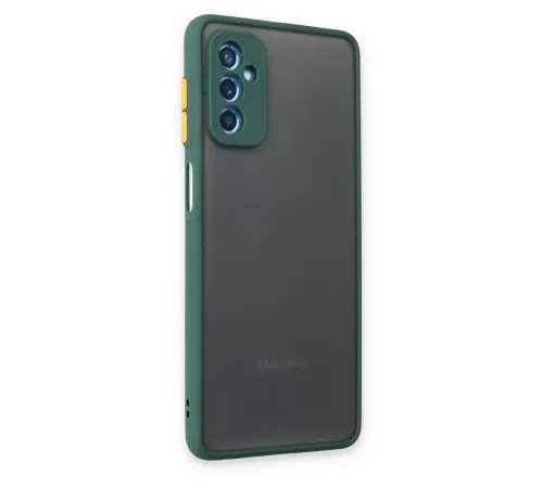 Samsung Galaxy M52 5G Kılıf Montreal Silikon Kapak - Yeşil