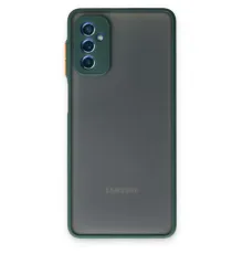 Samsung Galaxy M52 5G Kılıf Montreal Silikon Kapak - Yeşil