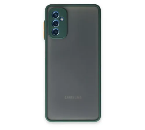 Samsung Galaxy M52 5G Kılıf Montreal Silikon Kapak - Yeşil