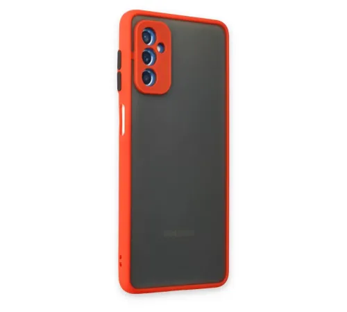 Samsung Galaxy M52 5G Kılıf Montreal Silikon Kapak - Kırmızı