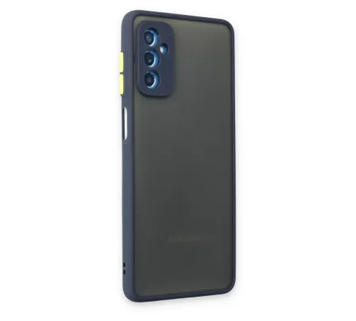 Samsung Galaxy M52 5G Kılıf Montreal Silikon Kapak - Lacivert