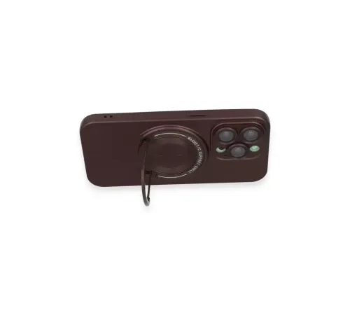 Apple iPhone 13 Pro Kılıf Lukka Magneticsafe Kapak - Kahverengi