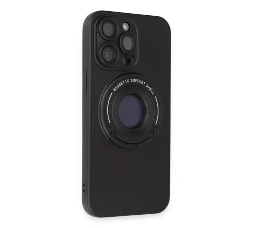Apple iPhone 13 Pro Max Kılıf Lukka Magneticsafe Kapak - Siyah