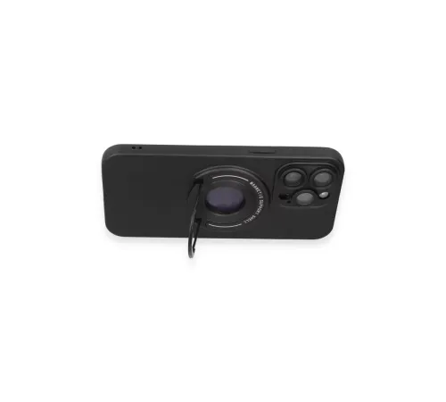 Apple iPhone 13 Pro Max Kılıf Lukka Magneticsafe Kapak - Siyah